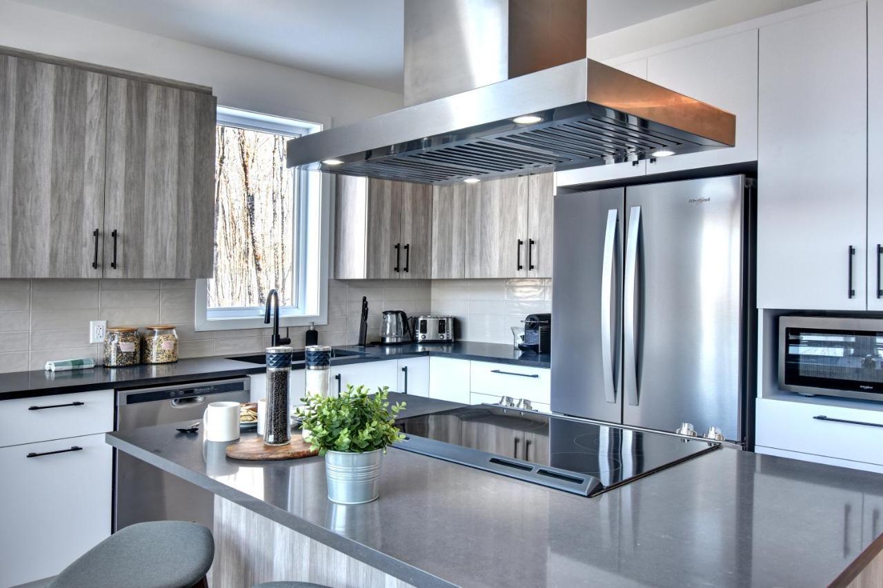 Chalet Serenity - Mont Tremblant Ski - Spa Sauna Wifi Tv Privet Chic Modern House Villa La Conception Exterior foto